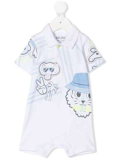 Kenzo Kids боди с принтом KQ33523