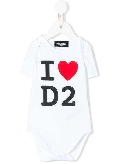 Dsquared2 Kids комбинезон для новорожденного с логотипом DQ041YD00Y2DQ100