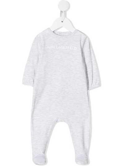 Karl Lagerfeld Kids ромпер с логотипом Z97027