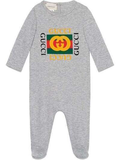 Gucci Kids комбинезон с логотипом 497847X3L91