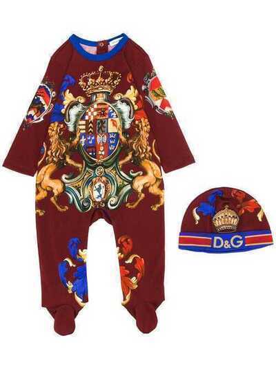 Dolce & Gabbana Kids комбинезон с принтом L1JO0KG7TQW