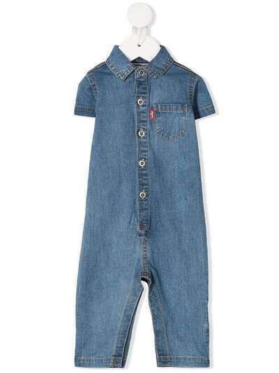 Levi's Kids джинсовый ромпер на пуговицах 6EA925D6V