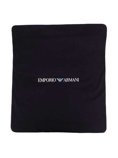 Emporio Armani Kids конверт для новорожденного с логотипом