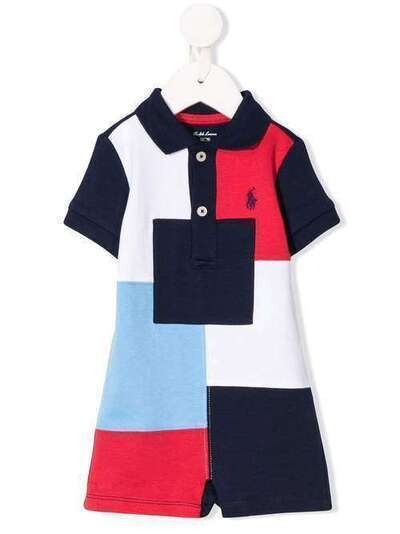 Ralph Lauren Kids комбинезон с короткими рукавами в технике пэчворк 320786670