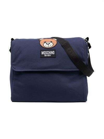 Moschino Kids пеленальная сумка с вышивкой Teddy