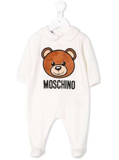 Moschino Kids пижама с аппликацией MUY02ALGA04