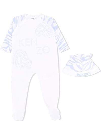 Kenzo Kids пижама с принтом Tiger Friends KQ99513
