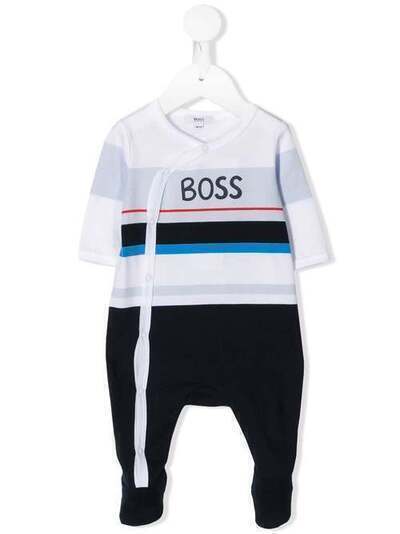 Boss Kids полосатая пижама J98275849