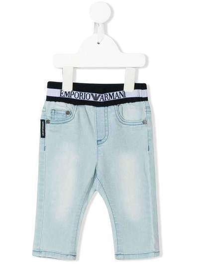 Emporio Armani Kids джинсы с логотипом 3HHJ074DFNZ