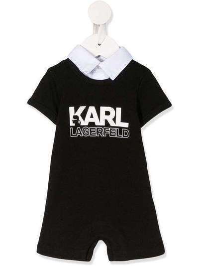 Karl Lagerfeld Kids ромпер с принтом Z9405009B
