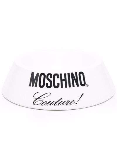 Moschino миска для собаки с логотипом