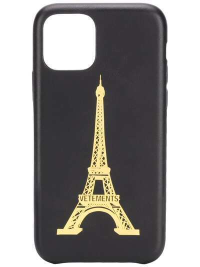 VETEMENTS чехол для iPhone 11 Pro Eiffel Tower