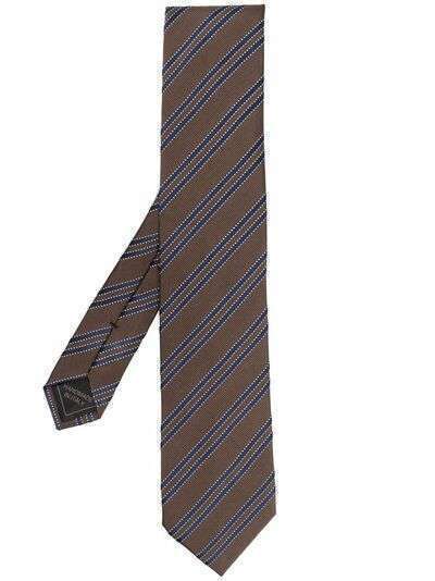 Brioni полосатый галстук