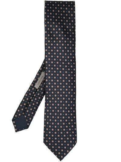 Corneliani галстук с принтом