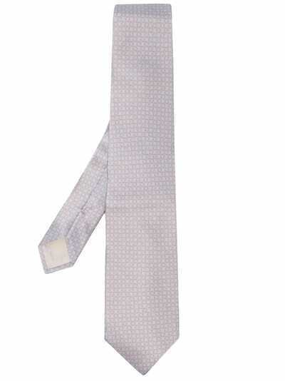 D4.0 шелковый галстук с принтом