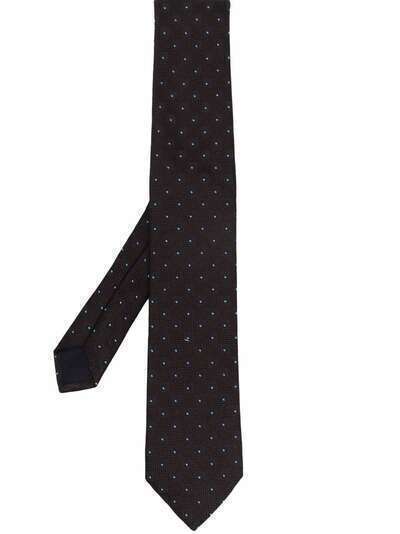 Corneliani галстук с вышивкой