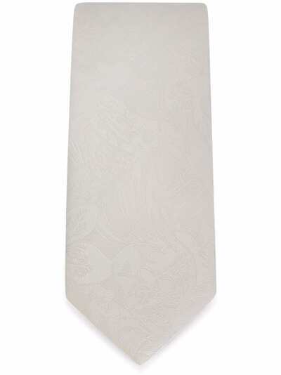 Dolce & Gabbana шелковый галстук с цветочным принтом