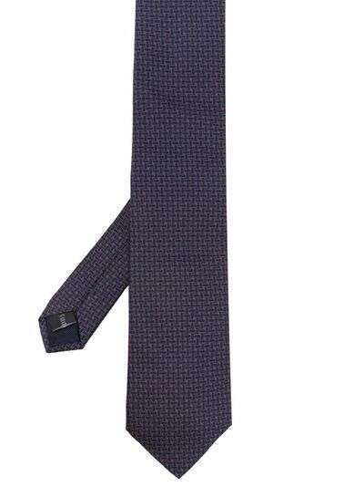 Pal Zileri галстук с геометричным принтом