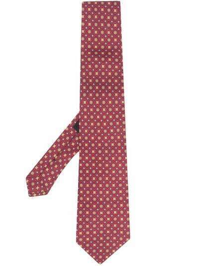 ETRO галстук с геометричным принтом