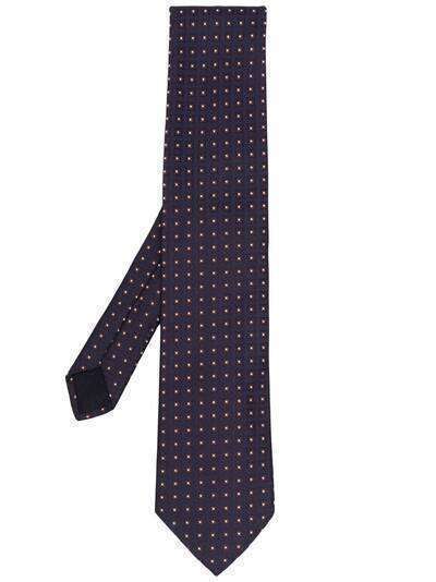 Corneliani шелковый галстук в горох