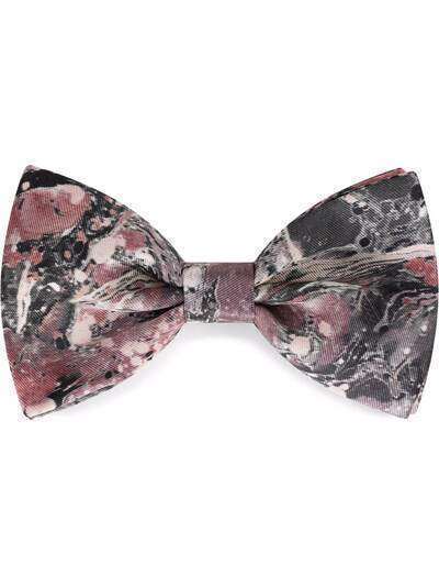 Dolce & Gabbana шелковый галстук-бабочка с графичным принтом