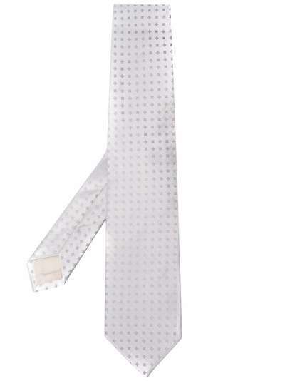 D4.0 шелковый галстук с вышивкой