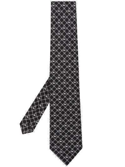 ETRO галстук с геометричным принтом