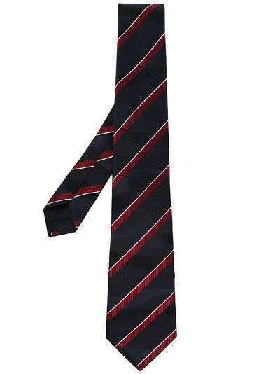Giorgio Armani шелковый галстук в полоску