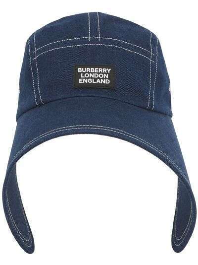 Burberry кепка с нашивкой-логотипом