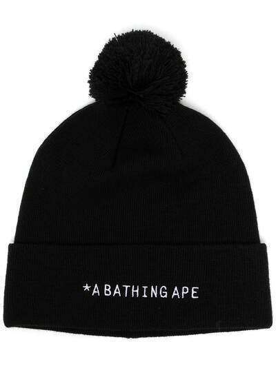A BATHING APE® шапка бини с вышитым логотипом