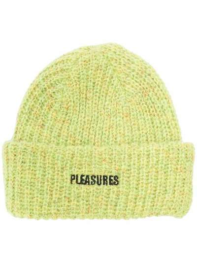 Pleasures шапка бини с вышитым логотипом