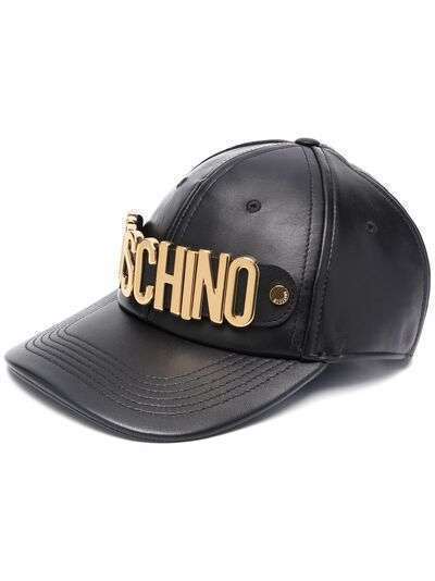 Moschino шестипанельная кепка с логотипом