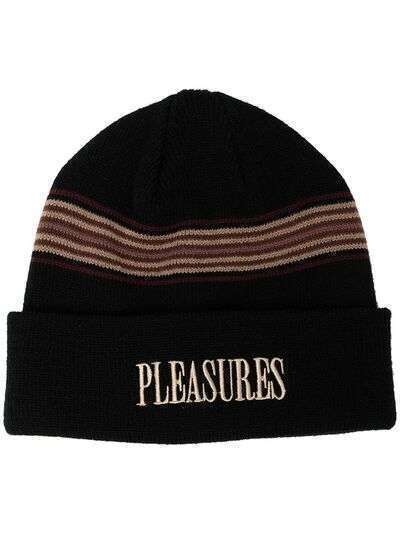 Pleasures шапка бини с логотипом