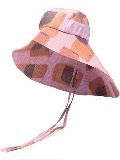 HENRIK VIBSKOV шляпа Flux с геометричным принтом