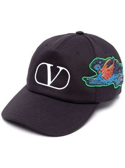 Valentino кепка с нашивкой VLogo Signature