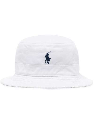 Polo Ralph Lauren RL CLASSIC LOGO BUCKET HAT WHITE