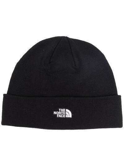The North Face embroidered-logo beanie