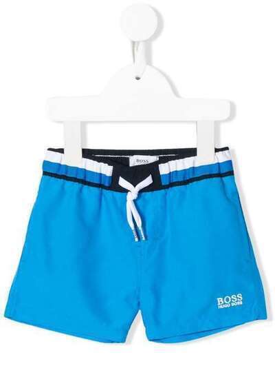 Boss Kids плавки-шорты с вышитым логотипом J04369760