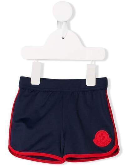 Moncler Kids плавки-шорты с контрастной отделкой 00741050A014