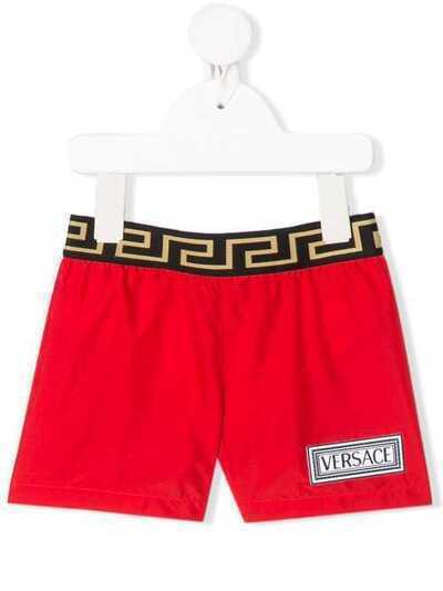 Young Versace плавки-шорты с нашивкой-логотипом YB000142A233892