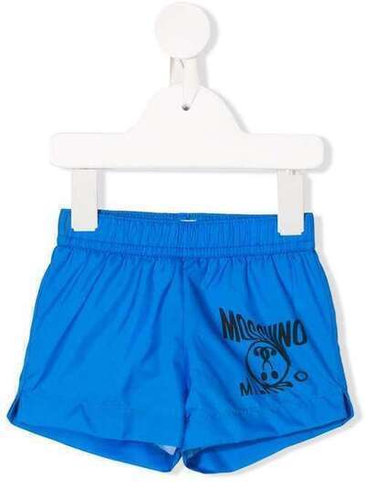 Moschino Kids плавки с логотипом MUL007LKA02
