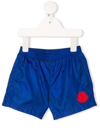 Moncler Kids плавки-шорты с логотипом 2C7042053326