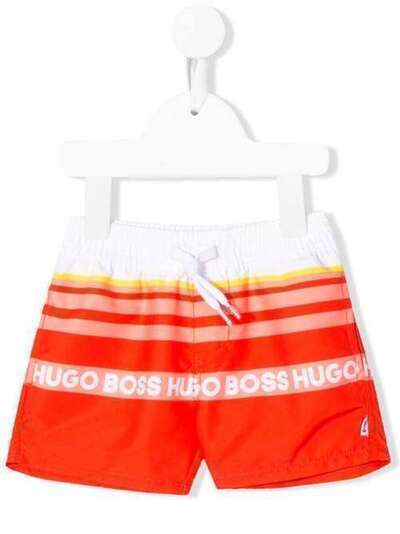 Boss Kids плавки-шорты с контрастным логотипом J0437141C