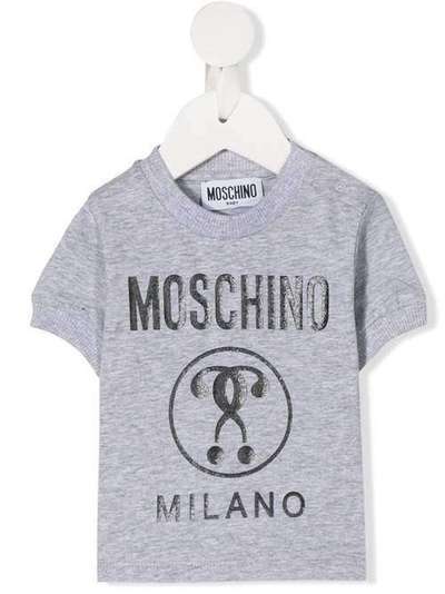 Moschino Kids футболка с логотипом MUM028LBA10