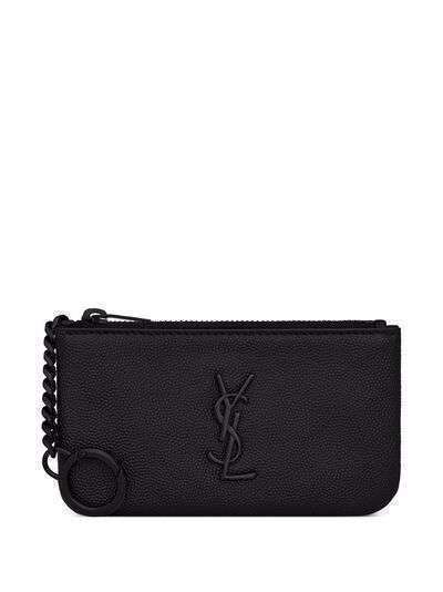 Saint Laurent картхолдер с логотипом