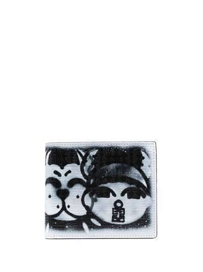 Givenchy кошелек с принтом из коллаборации с Chito