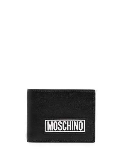 Moschino бумажник с нашивкой-логотипом