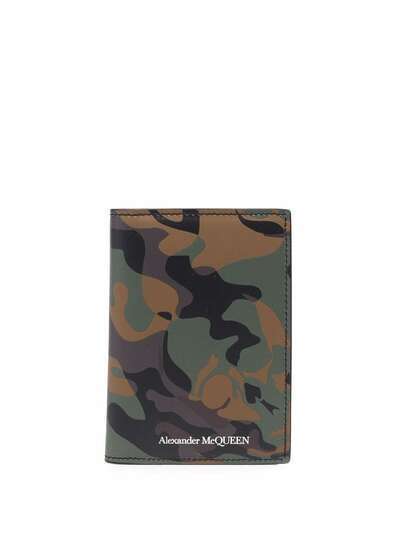 Alexander McQueen кошелек с камуфляжным принтом