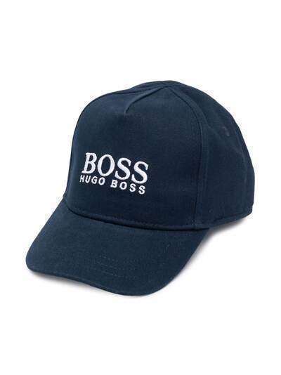 BOSS Kidswear бейсболка с вышитым логотипом