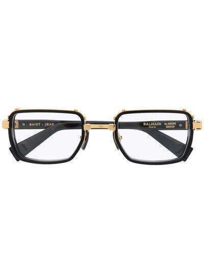 Balmain Eyewear очки Saint Jean в прямоугольной оправе